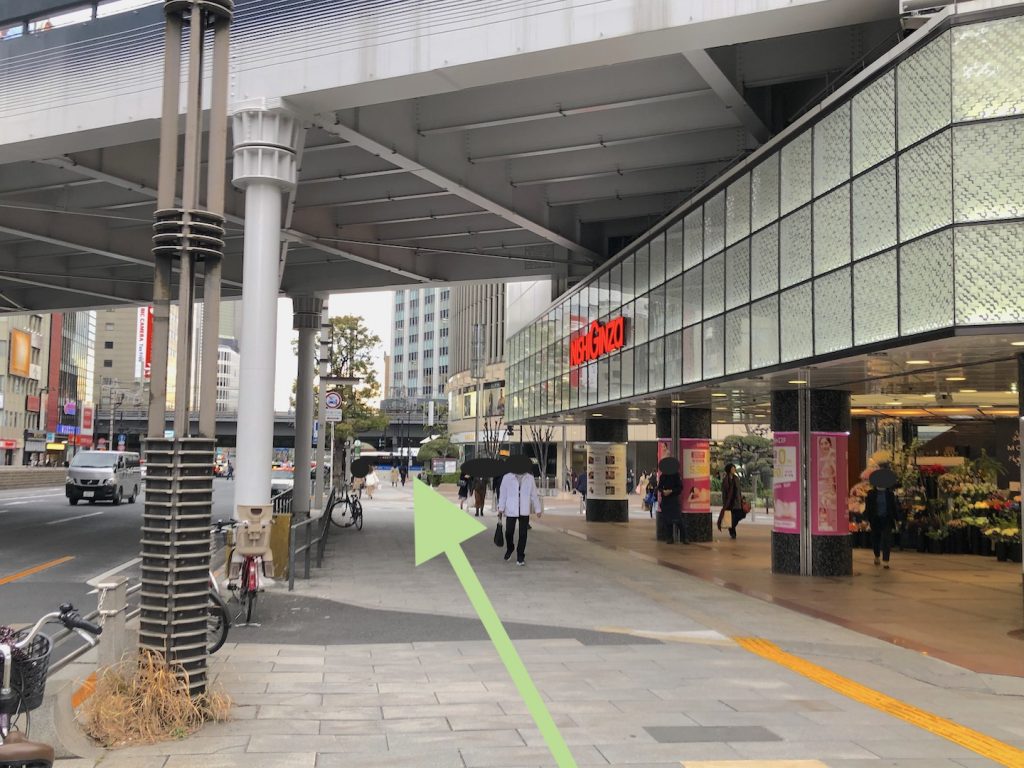 東京メトロ銀座駅からよみうりホール(読売会館)へのアクセス画像3