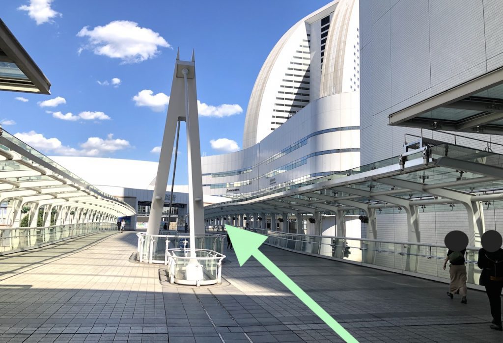 JR桜木町駅からパシフィコ横浜へのアクセス画像12