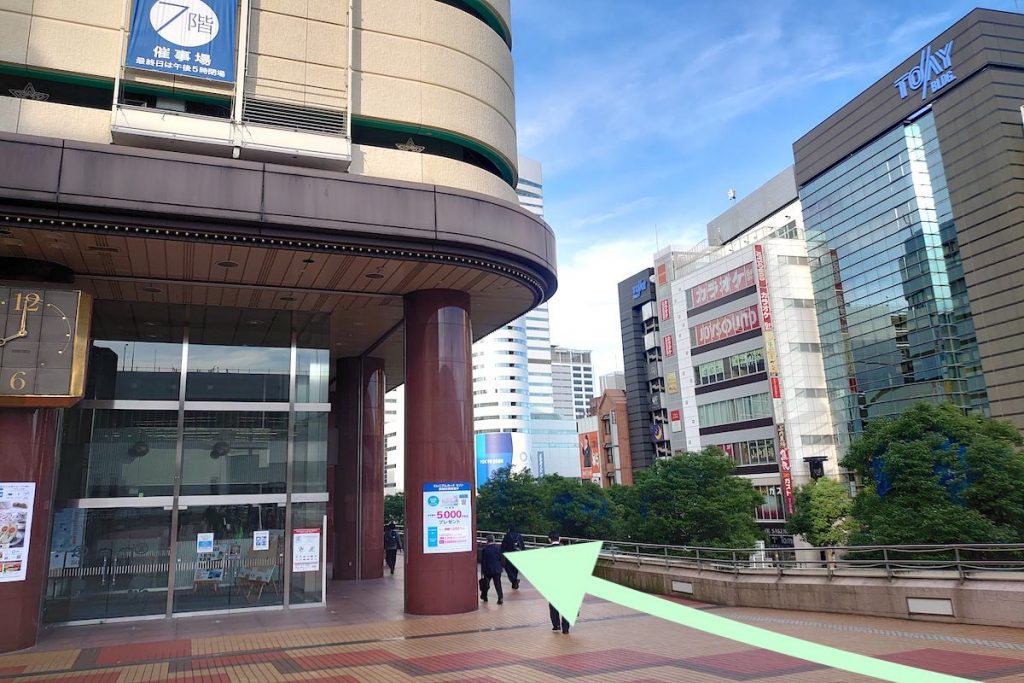 東武野田線大宮駅から大宮ソニックシティへのアクセス画像7