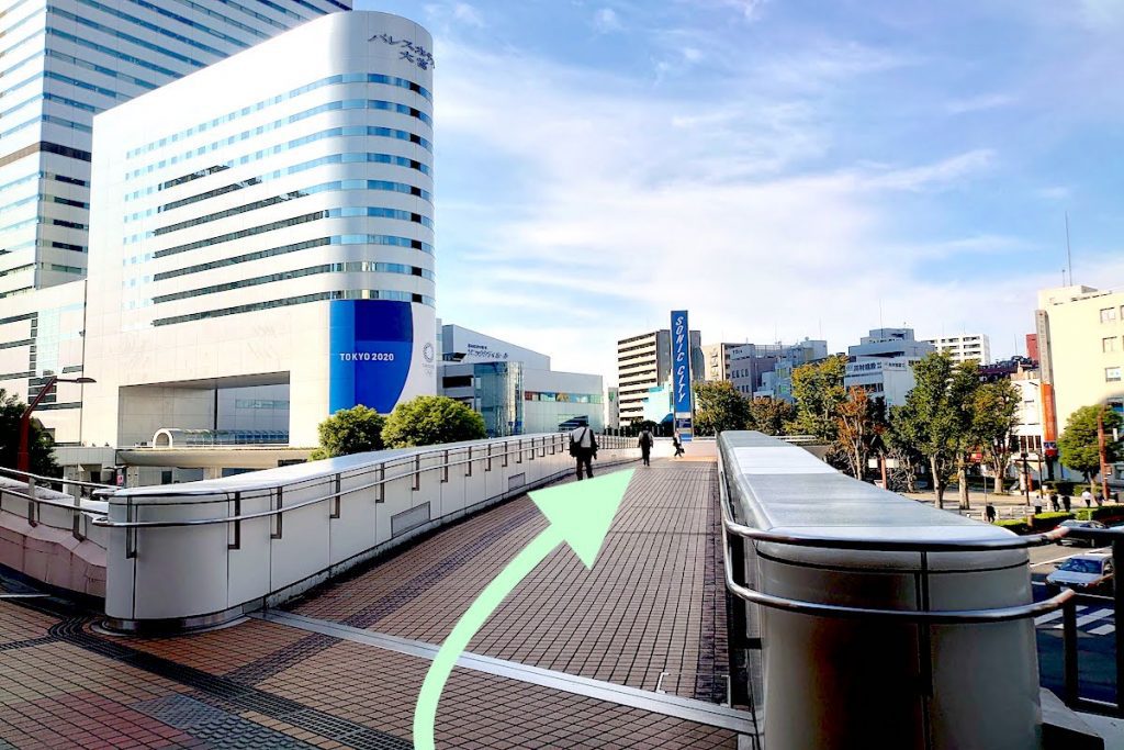 埼玉新都市交通ニューシャトル大宮駅から大宮ソニックシティへのアクセス画像6
