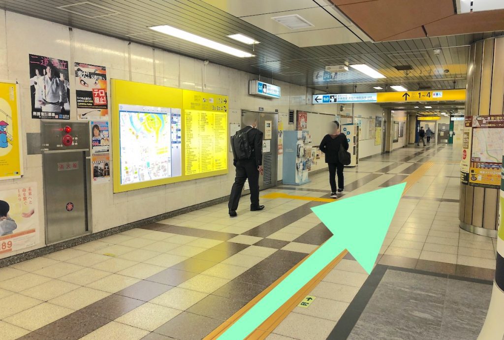 九段下駅から日本武道館へのアクセス画像2