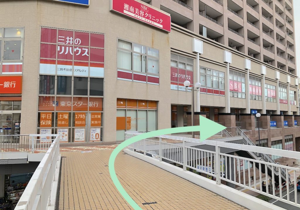 江ノ島電鉄藤沢駅から藤沢市民会館へのアクセス画像4