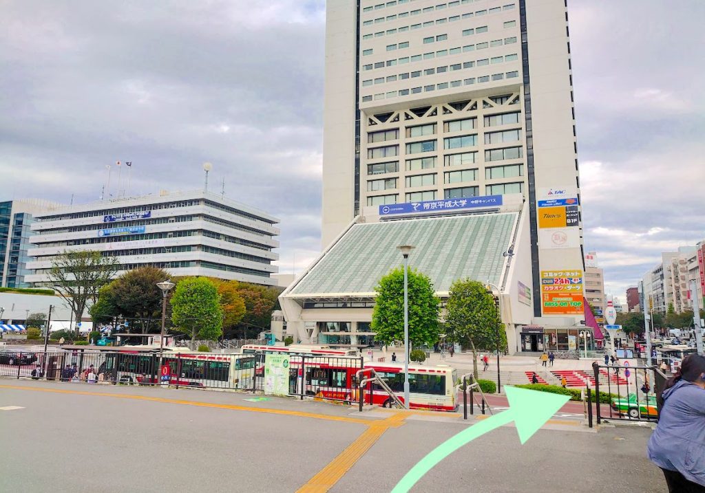 中野駅から中野サンプラザへのアクセス画像4
