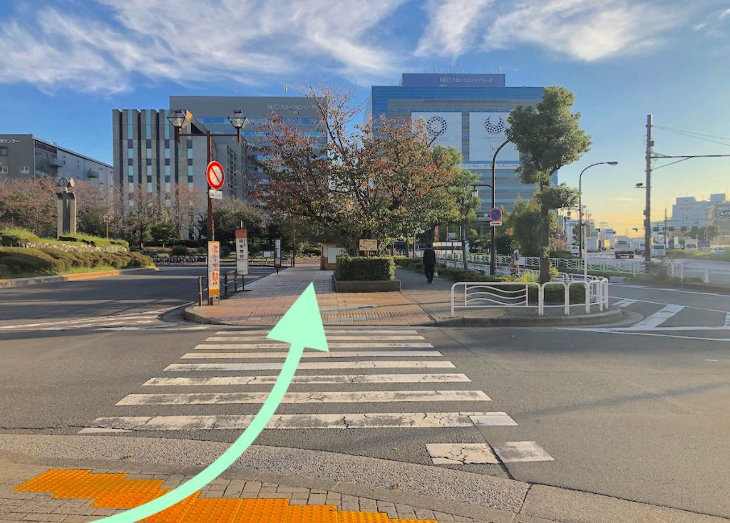 JR新木場駅から新木場STUDIO COAST(ageHa)へのアクセス画像6