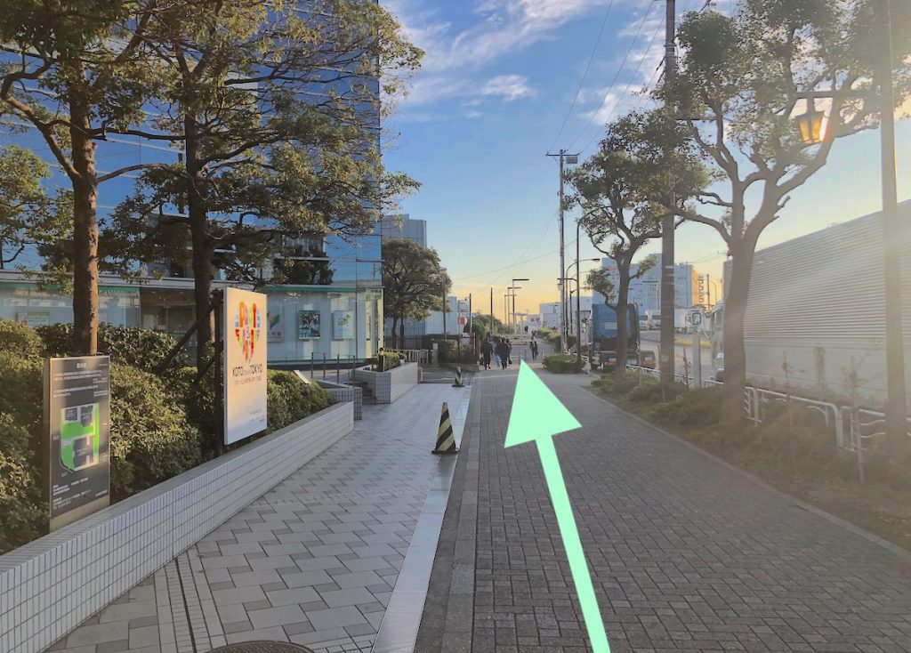 JR新木場駅から新木場STUDIO COAST(ageHa)へのアクセス画像11