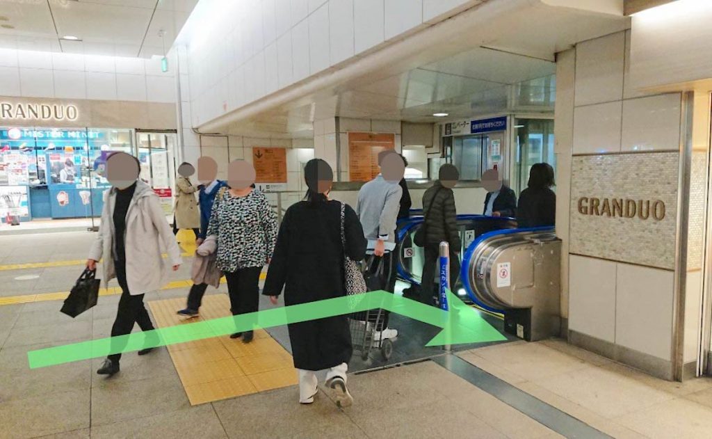 JR蒲田駅から大田区民ホール・アプリコへのアクセス画像3