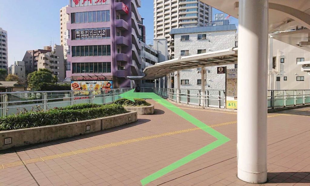 京急蒲田駅から大田区民ホール・アプリコへのアクセス画像3