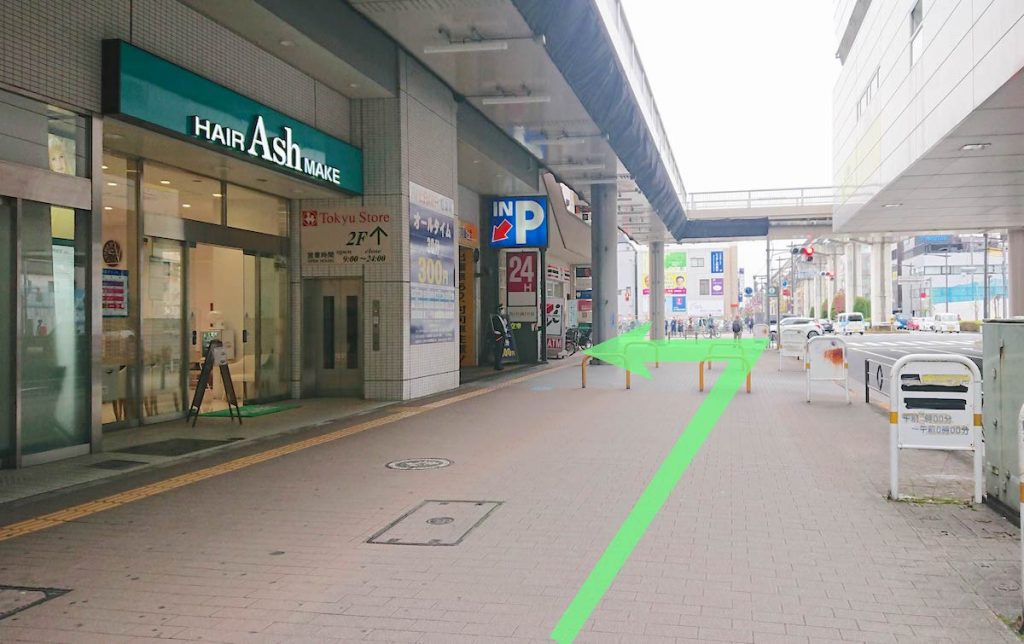 立川南駅から立川市市民会館(たましんRISURUホール)へのアクセス画像4