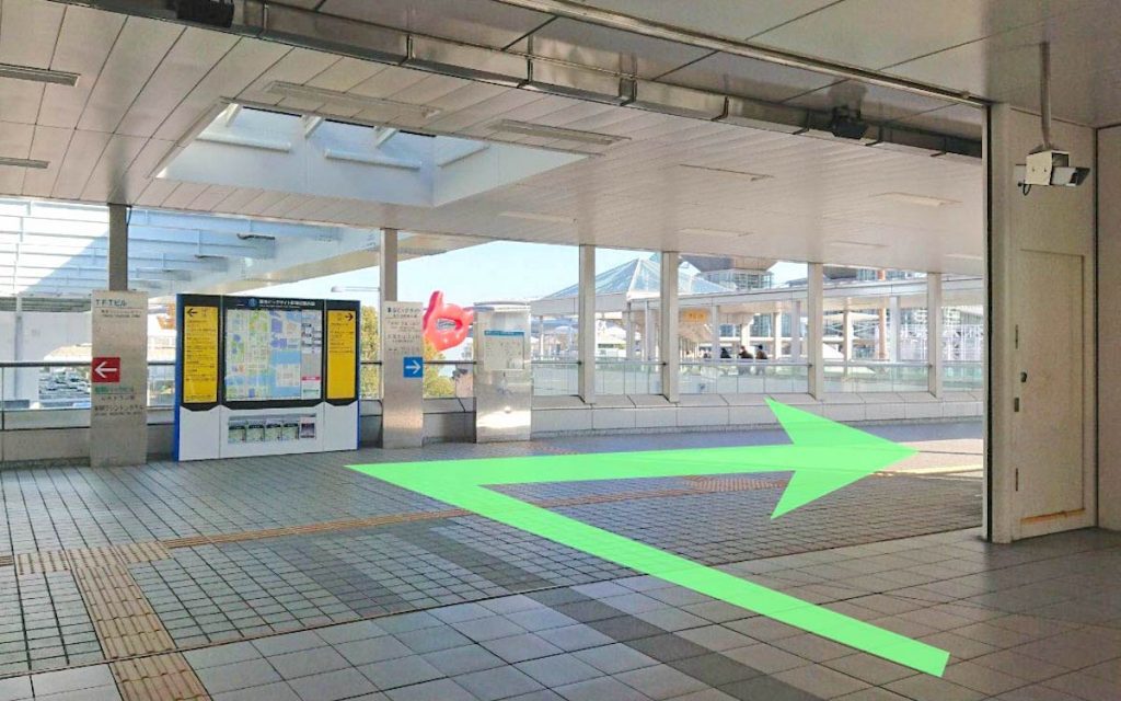 東京ビックサイト駅から東京ビッグサイト（東京国際展示場）へのアクセス画像2