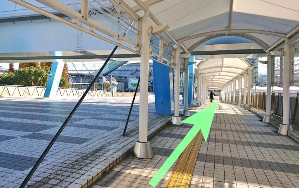 国際展示場駅から東京ビッグサイト（東京国際展示場）へのアクセス画像7