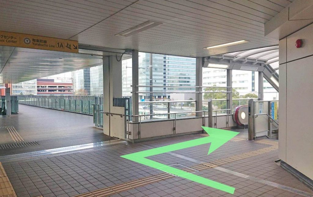 ゆりかもめ線豊洲駅から豊洲PITへのアクセス画像3