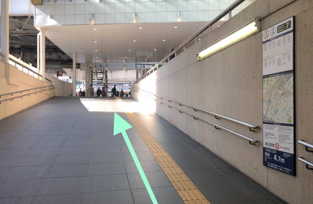 東京メトロ上野駅から東京文化会館へのアクセス画像5