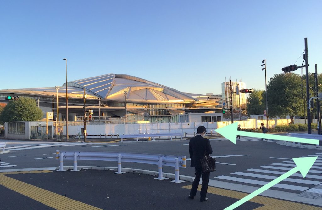 JR千駄ヶ谷駅から明治神宮野球場へのアクセス画像2