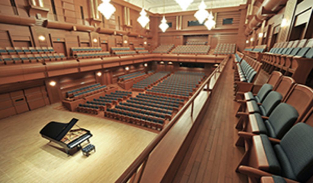 紀尾井ホールのキャパシティ・座席表画像