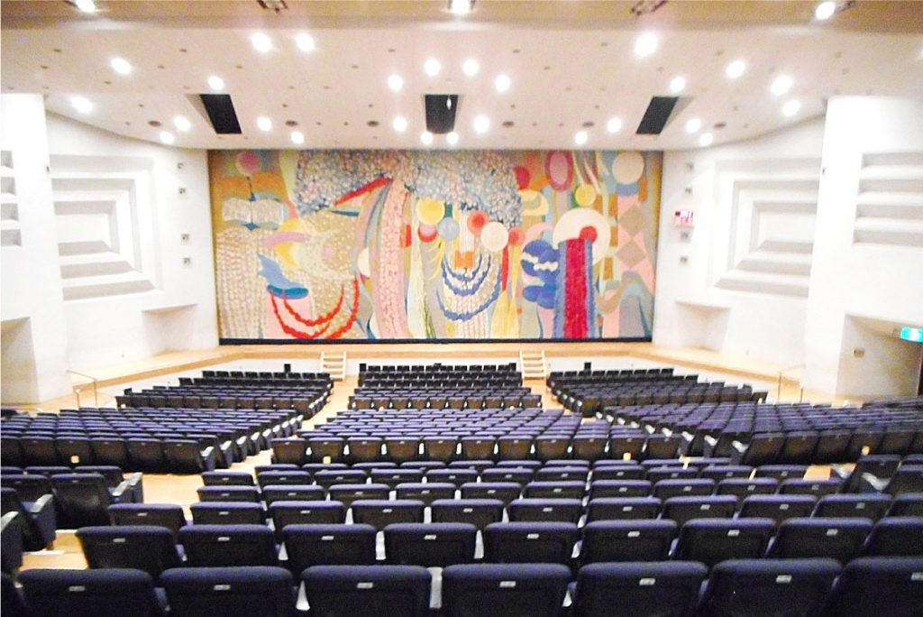 福生市民会館(もくせいホール)のキャパシティ・座席表画像