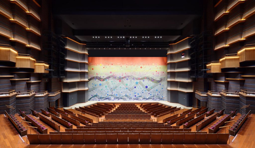 小田原三の丸ホールのキャパシティ・座席表画像