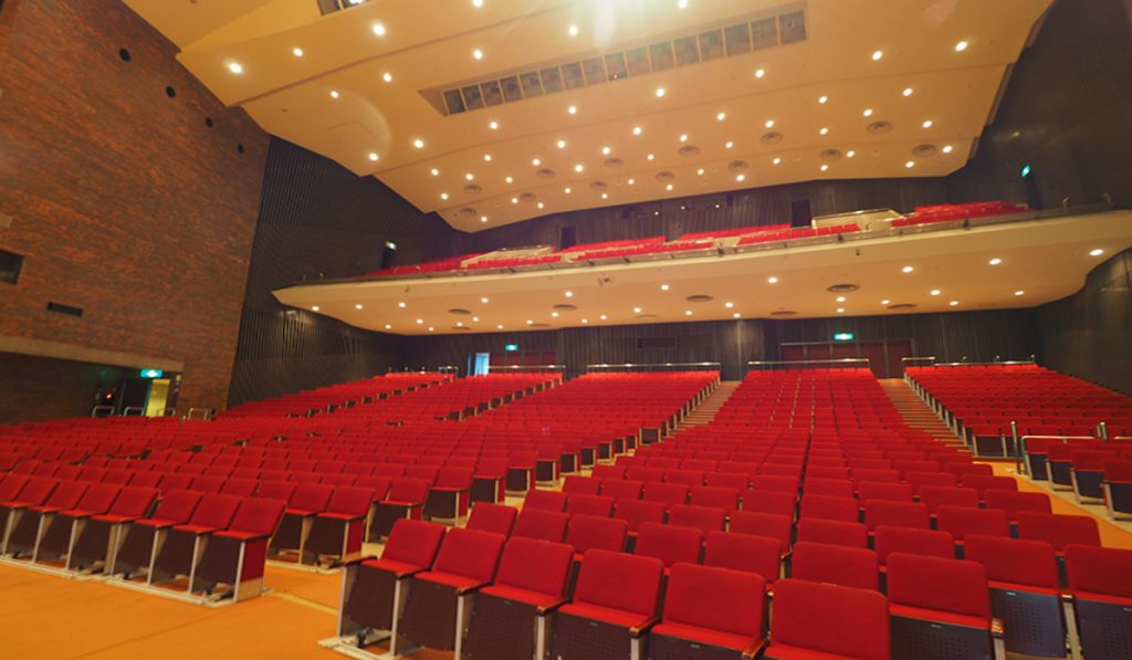 綾瀬市オーエンス文化会館のキャパシティ・座席表画像