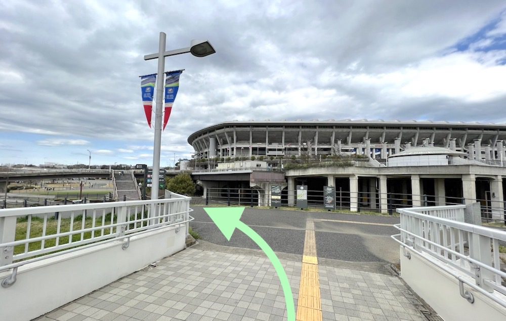 小机駅から日産スタジアム(横浜国際総合競技場)へのアクセス画像8