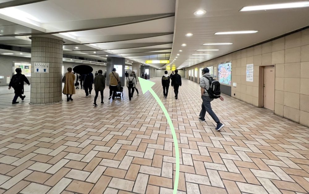 横浜市営地下鉄ブルーライン桜木町駅からぴあアリーナMMへのアクセス画像4