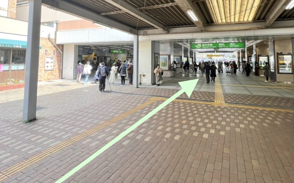 横浜市営地下鉄ブルーライン桜木町駅からぴあアリーナMMへのアクセス画像5