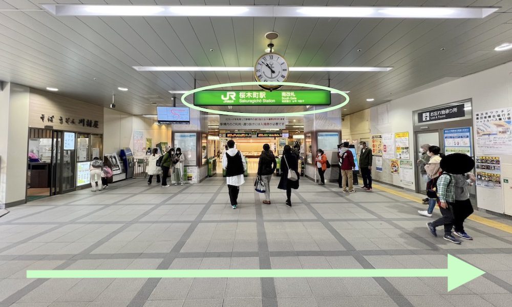 横浜市営地下鉄ブルーライン桜木町駅からぴあアリーナMMへのアクセス画像6