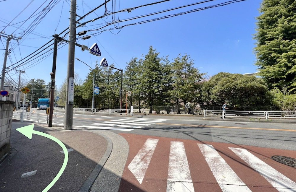 東急東横線新丸子駅から等々力陸上競技場へのアクセス画像15