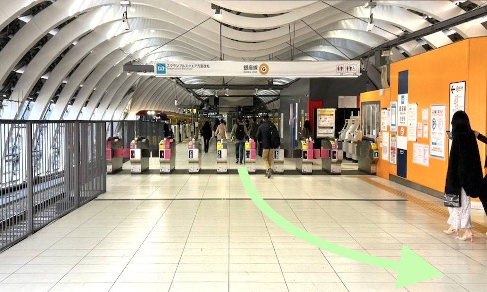 JR線渋谷駅から東急シアターオーブへのアクセス画像2