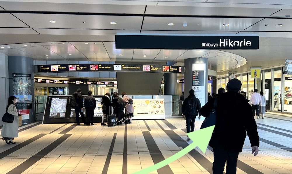 JR線渋谷駅から東急シアターオーブへのアクセス画像7