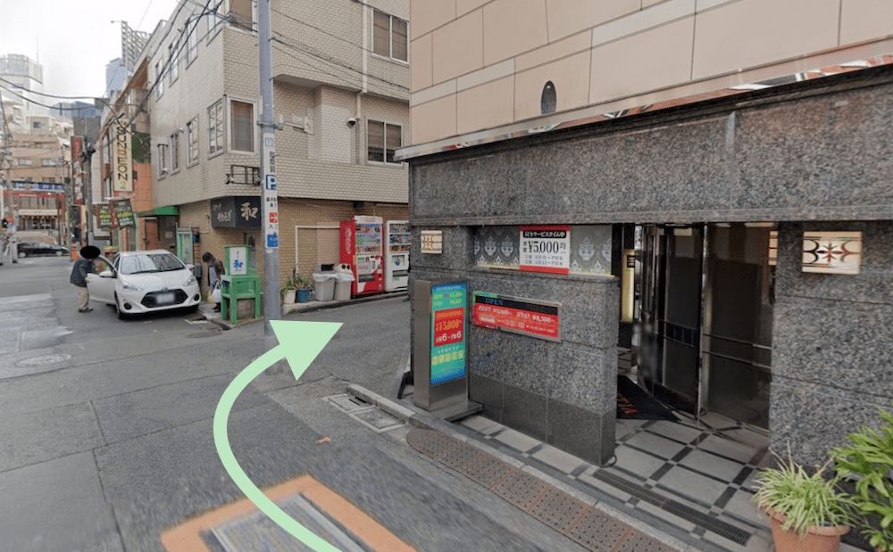 京王井の頭線神泉駅から渋谷WOMB(ウーム)へのアクセス画像6