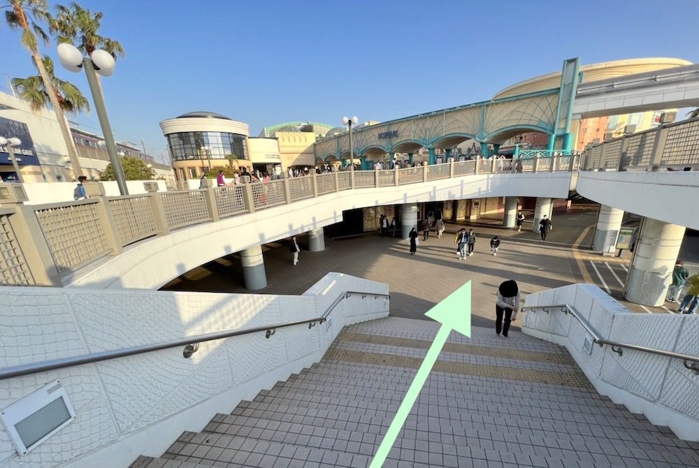 JR舞浜駅(イクスピアリ内を通らない行き方)から舞浜アンフィシアターへのアクセス画像4