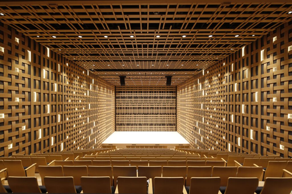 箕面市立文化芸能劇場のキャパシティ・座席表画像