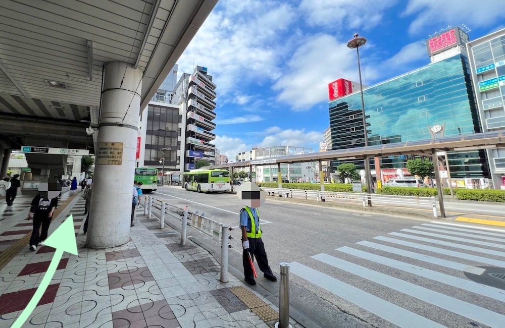 JR京浜東北線王子駅から北とぴあ(さくらホール・つつじホール)へのアクセス画像2