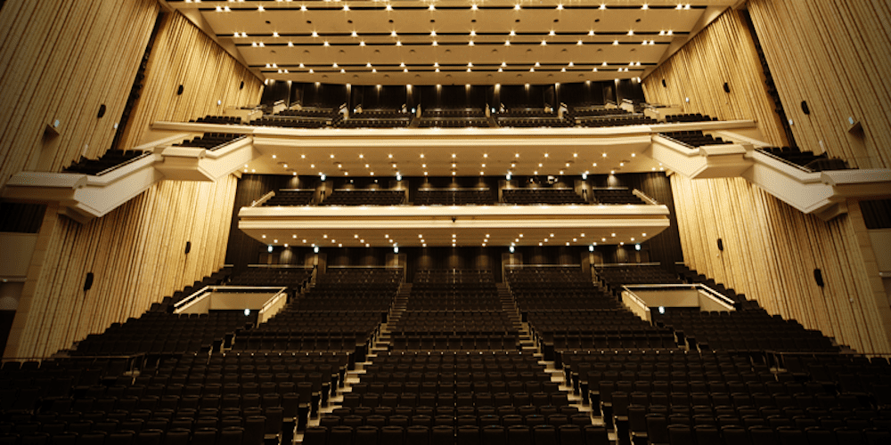 オリックス劇場のキャパシティ・座席表画像
