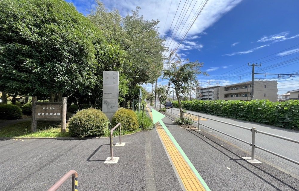 昭島駅からKOTORIホール(昭島市民会館)へのアクセス画像14
