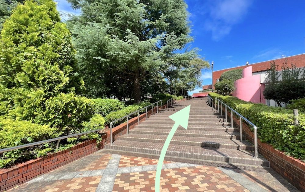 牛浜駅から福生市民会館(もくせいホール)へのアクセス画像18