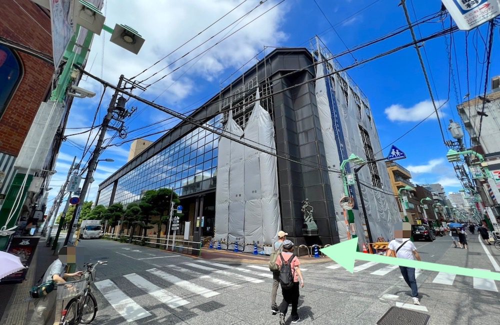 大山駅(成増方面改札)から板橋区立文化会館・グリーンホールへのアクセス画像8
