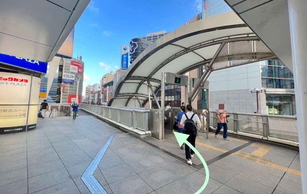 JR常磐線柏駅から三協フロンテア柏スタジアム(日立柏サッカー場)へのアクセス画像5