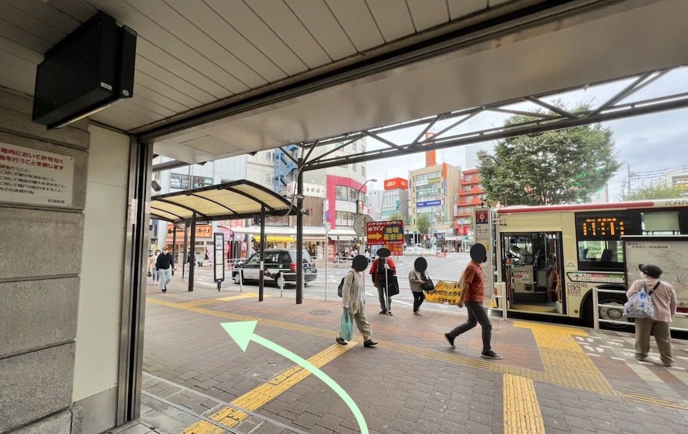 JR線荻窪駅から杉並公会堂へのアクセス画像4