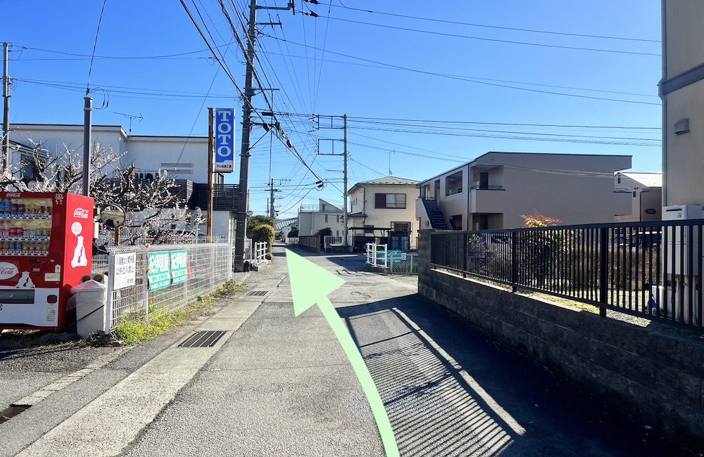 小田急小田原線富水駅から小田原アリーナへのアクセス画像17