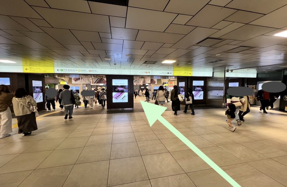 西武池袋線池袋駅から東京建物 Brillia HALLへのアクセス画像2