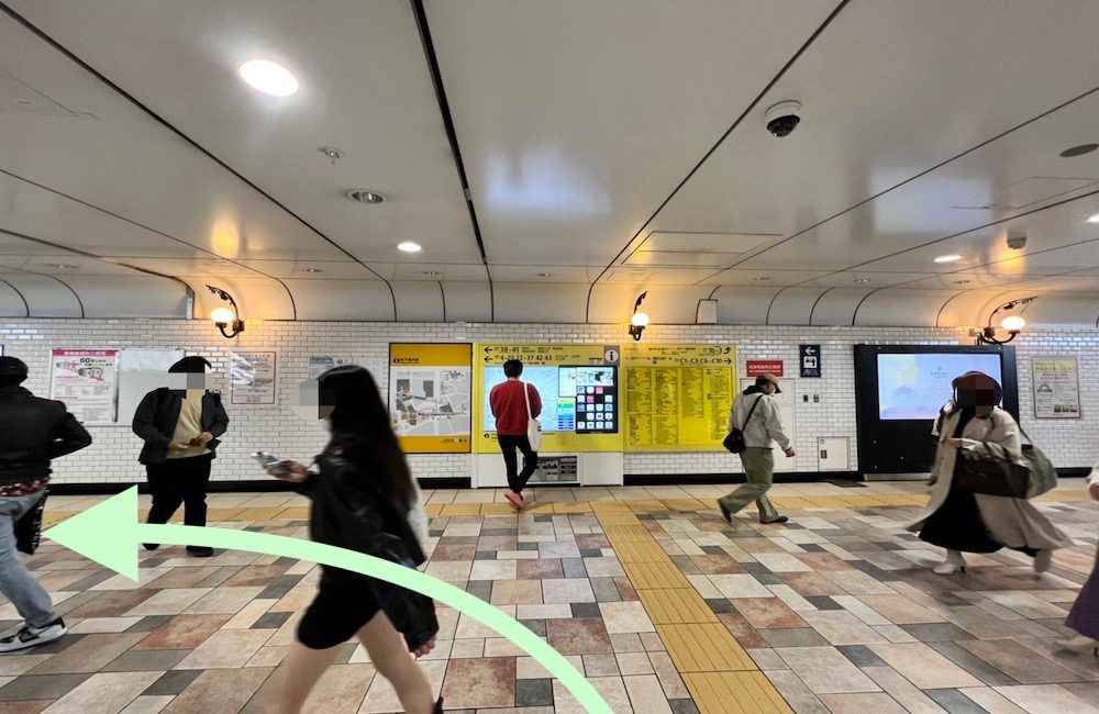 東京メトロ副都心線池袋駅から東京建物 Brillia HALLへのアクセス画像2