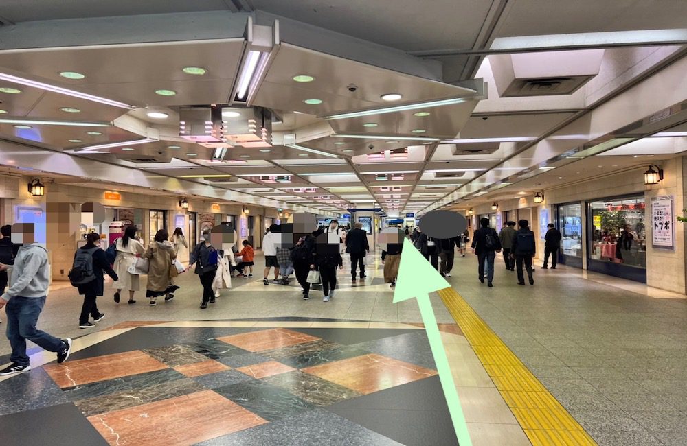 東京メトロ副都心線池袋駅から東京建物 Brillia HALLへのアクセス画像5