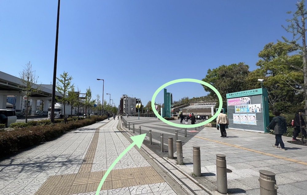 朝潮橋駅から丸善インテックスアリーナ大阪へのアクセス画像6