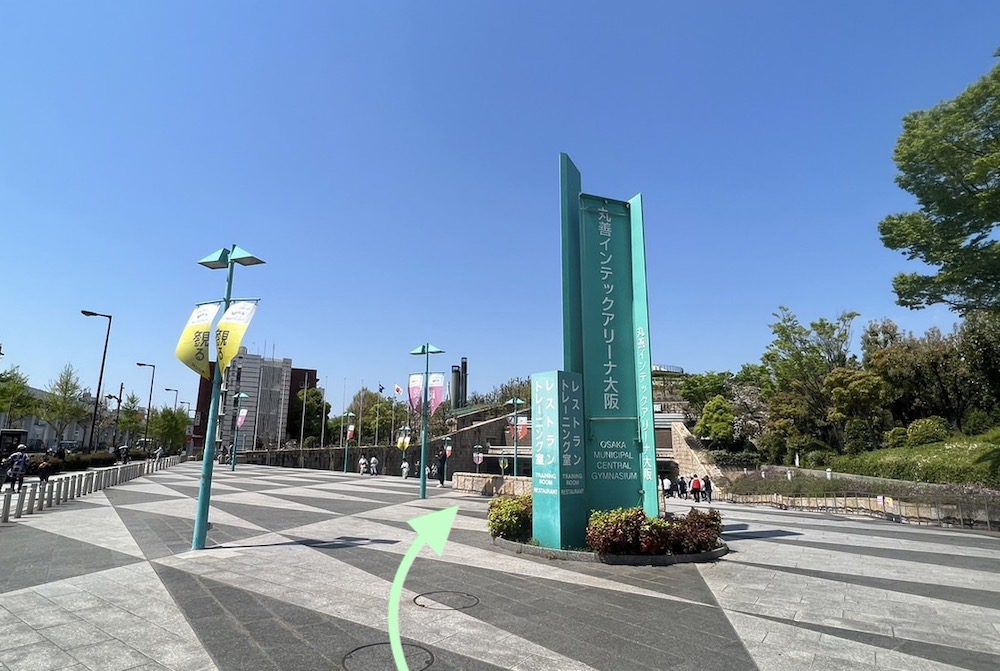 朝潮橋駅から丸善インテックスアリーナ大阪へのアクセス画像7