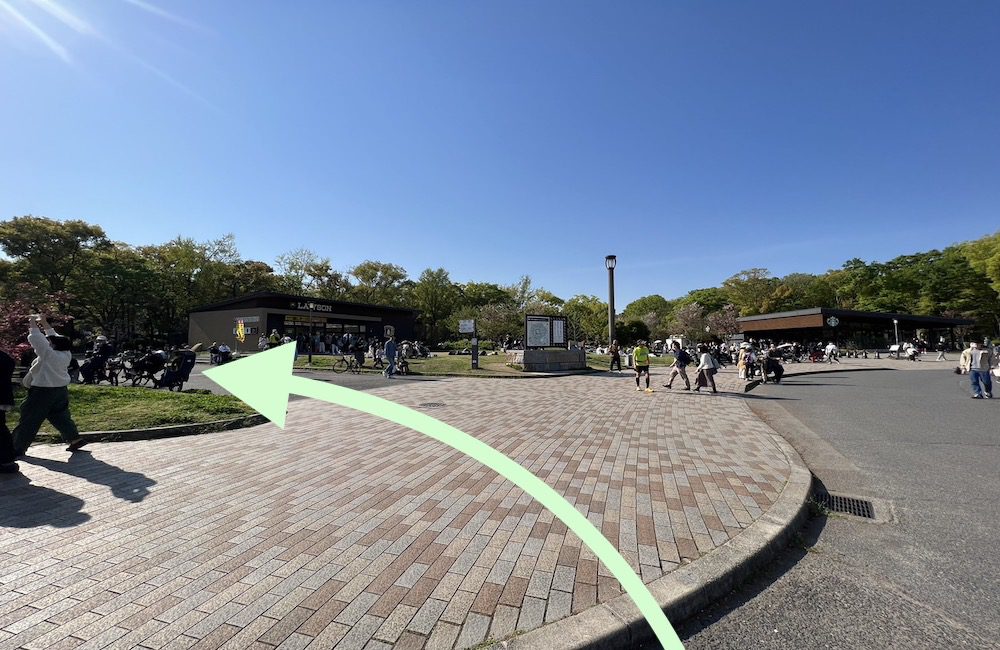JR大阪環状線森ノ宮駅から大阪城音楽堂へのアクセス画像8