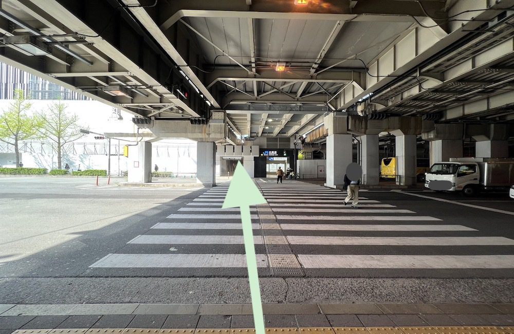 JR線大阪駅からザ・シンフォニーホールまでのアクセス画像14