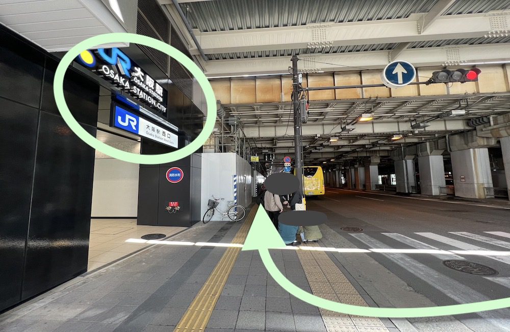 JR線大阪駅からザ・シンフォニーホールまでのアクセス画像15