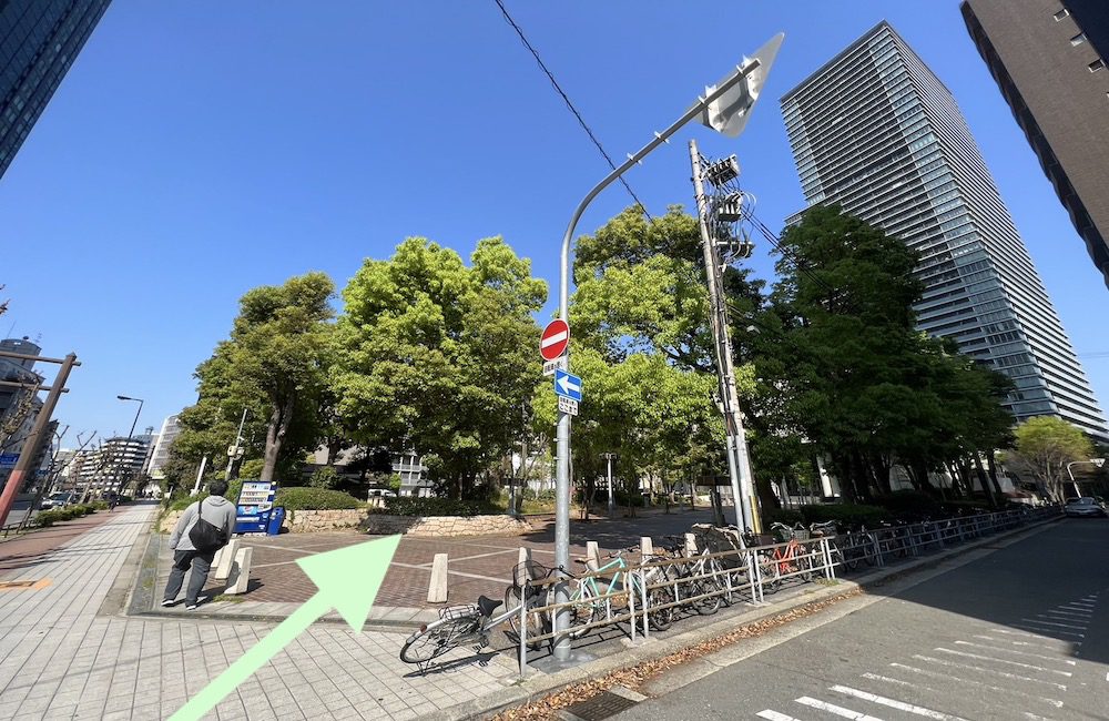 JR大阪環状線福島駅からザ・シンフォニーホールまでのアクセス画像7