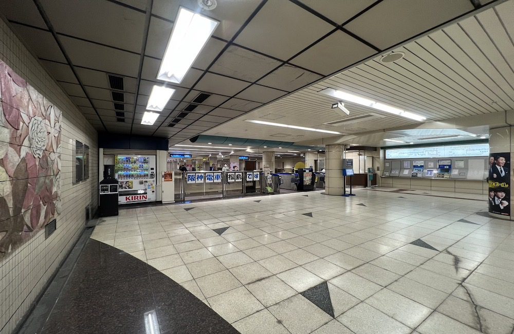 阪神電車福島駅からザ・シンフォニーホールまでのアクセス画像1
