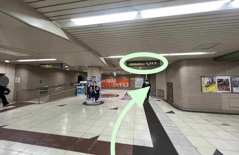 阪神電車福島駅からザ・シンフォニーホールまでのアクセス画像2